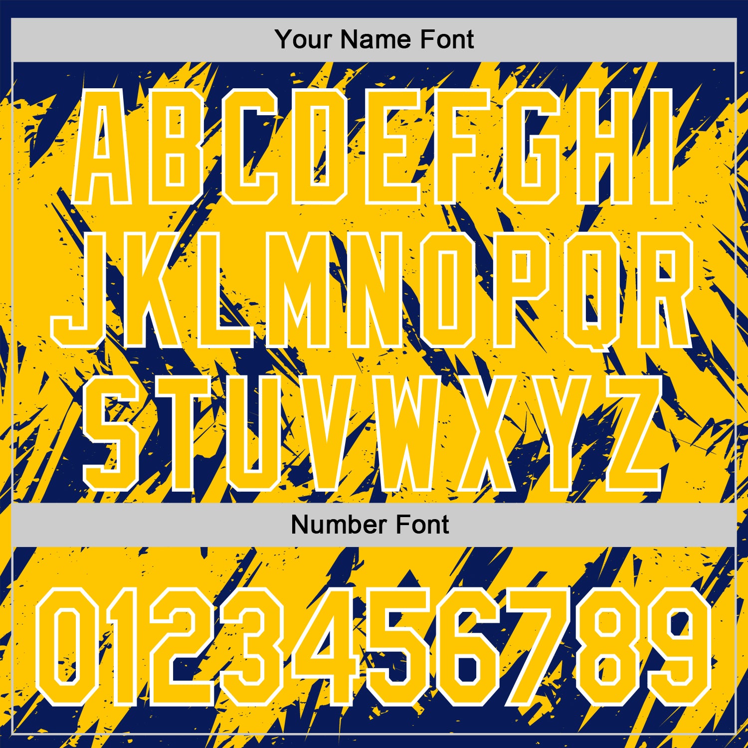 Custom Royal Yellow-White Abstract Sharp Shape Fragment Pattern Bomber Full-Snap Varsity Letterman Hoodie Jacket