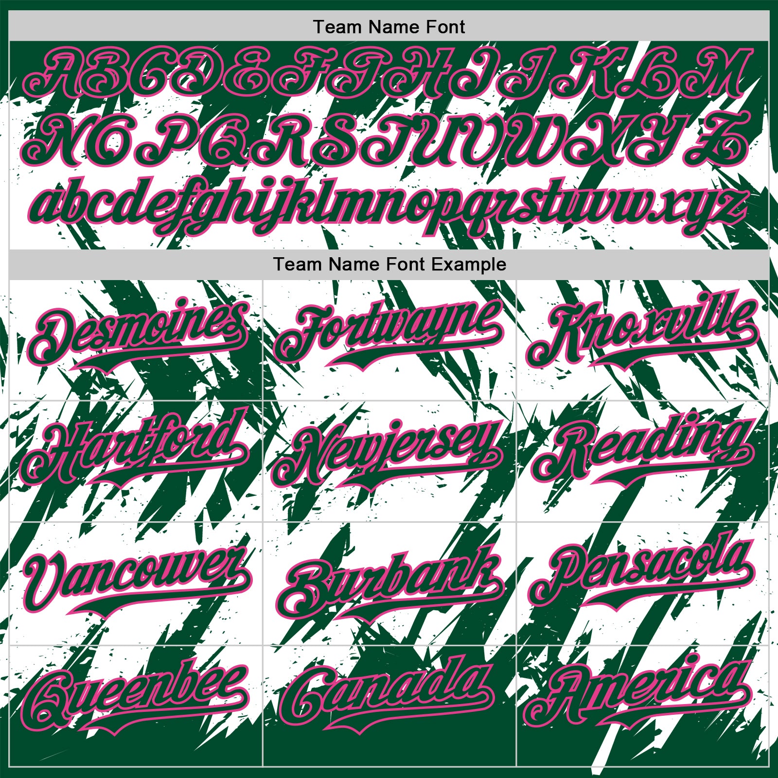 Custom Kelly Green White-Pink Abstract Sharp Shape Fragment Pattern Bomber Full-Snap Varsity Letterman Hoodie Jacket