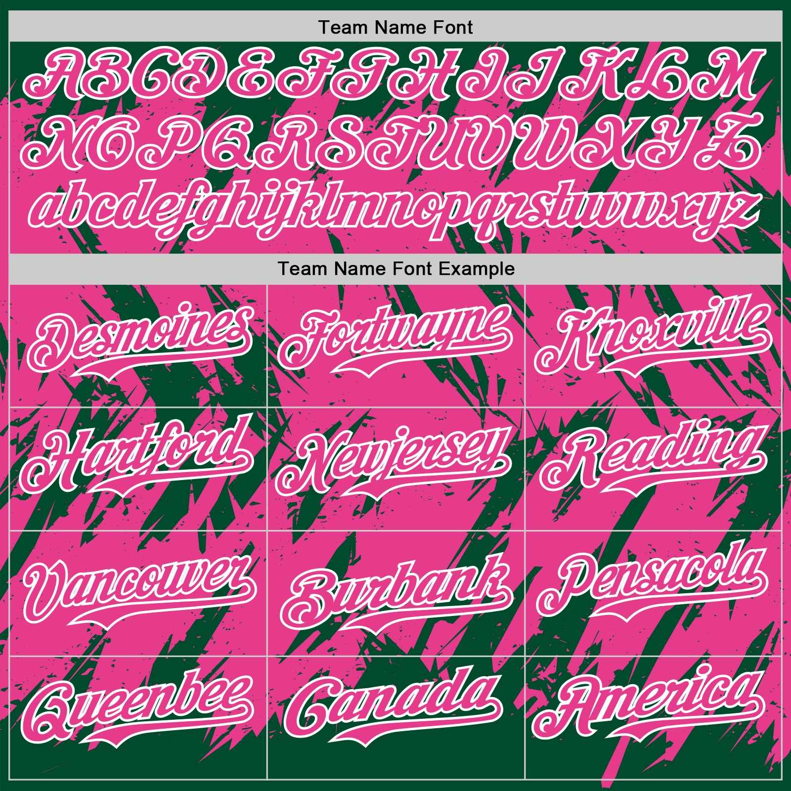 Custom Kelly Green Pink-White Abstract Sharp Shape Fragment Pattern Bomber Full-Snap Varsity Letterman Hoodie Jacket