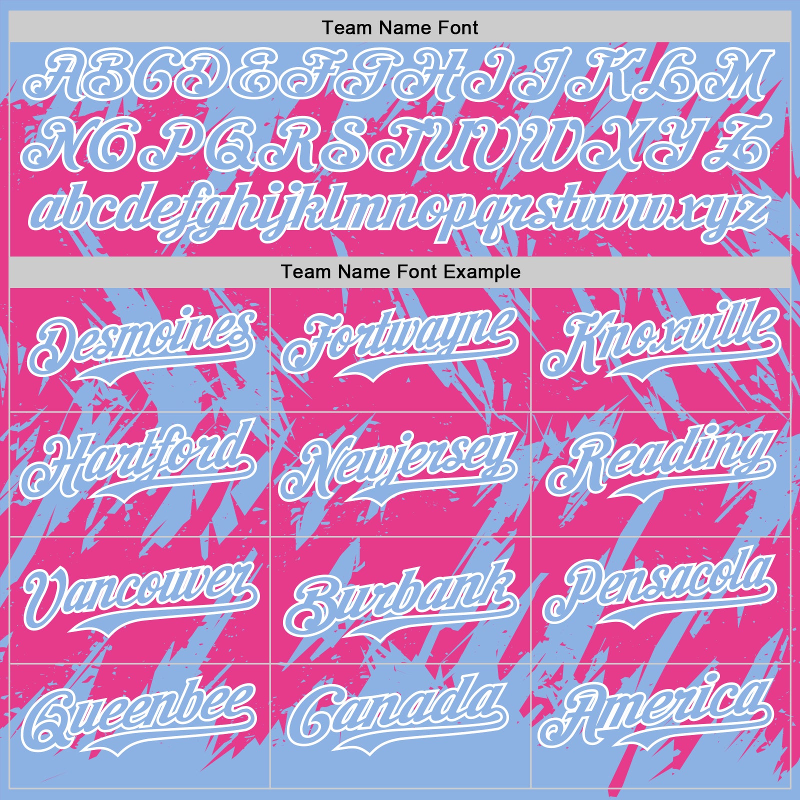 Custom Light Blue Pink-White Abstract Sharp Shape Fragment Pattern Bomber Full-Snap Varsity Letterman Hoodie Jacket