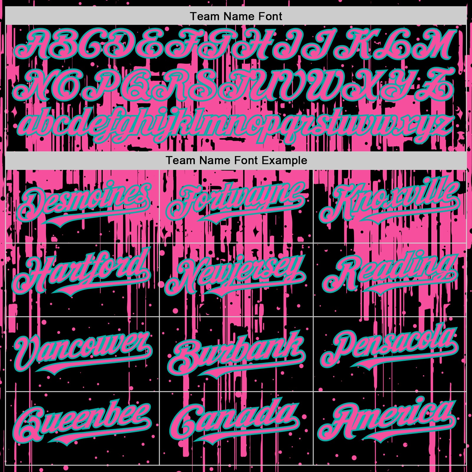 Custom Black Pink-Aqua Dripping Splatter Bomber Full-Snap Varsity Letterman Hoodie Jacket