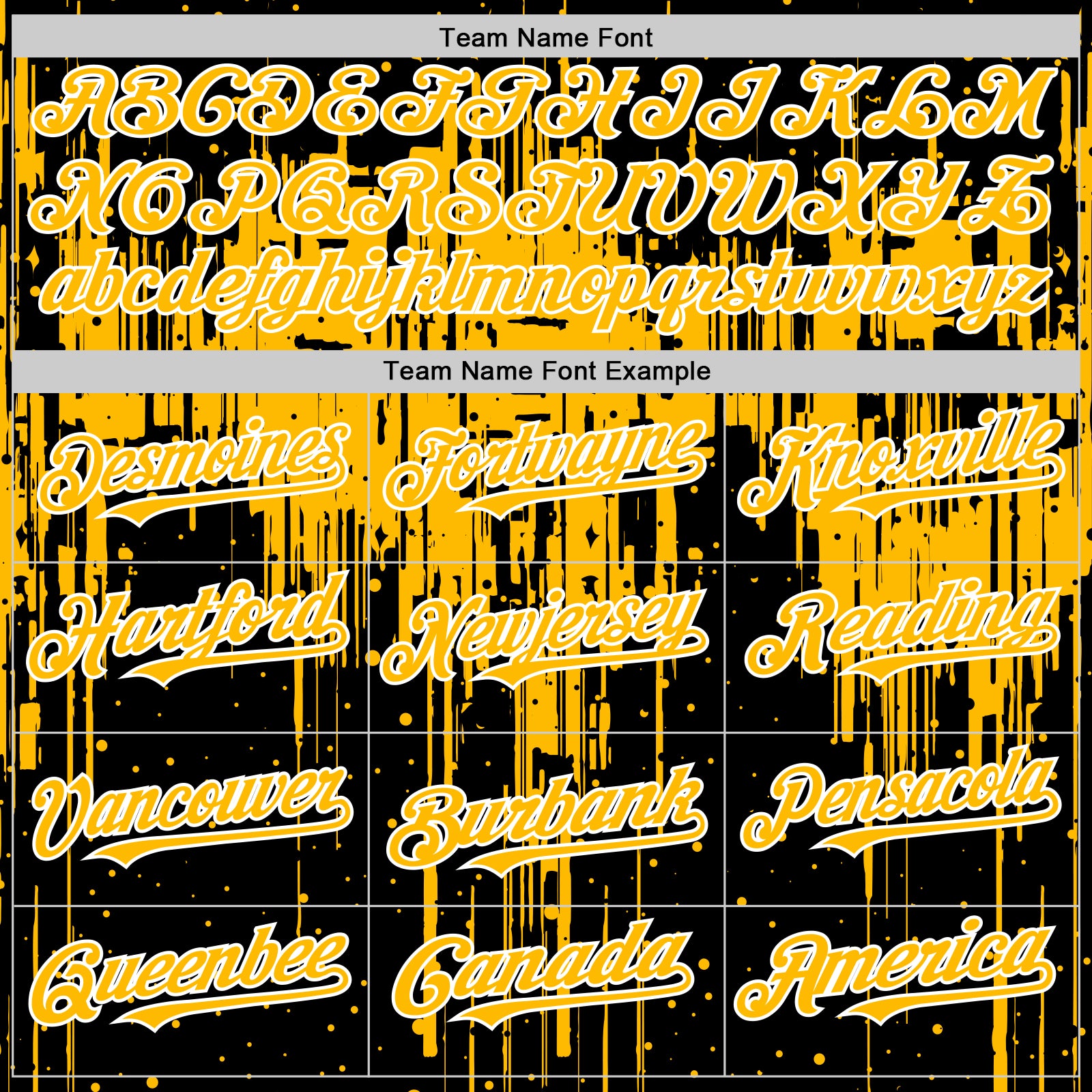 Custom Black Gold-White Dripping Splatter Bomber Full-Snap Varsity Letterman Hoodie Jacket