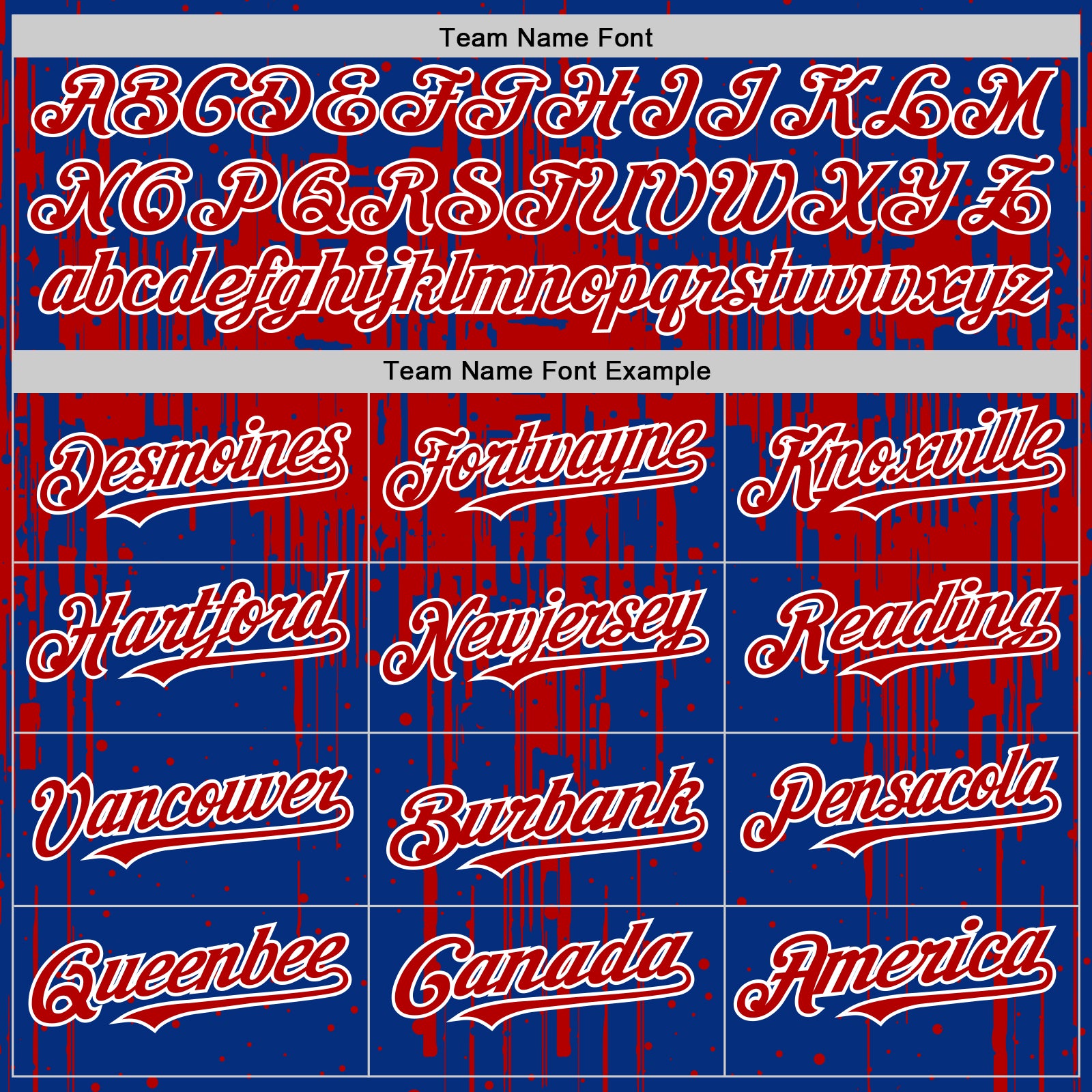 Custom Royal Red-White Dripping Splatter Bomber Full-Snap Varsity Letterman Hoodie Jacket