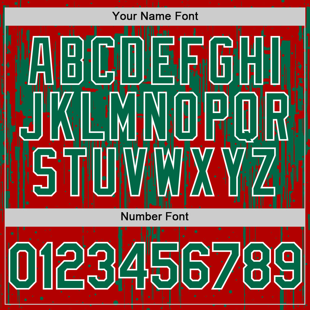 Custom Royal Kelly Green-White Dripping Splatter Bomber Full-Snap Varsity Letterman Hoodie Jacket