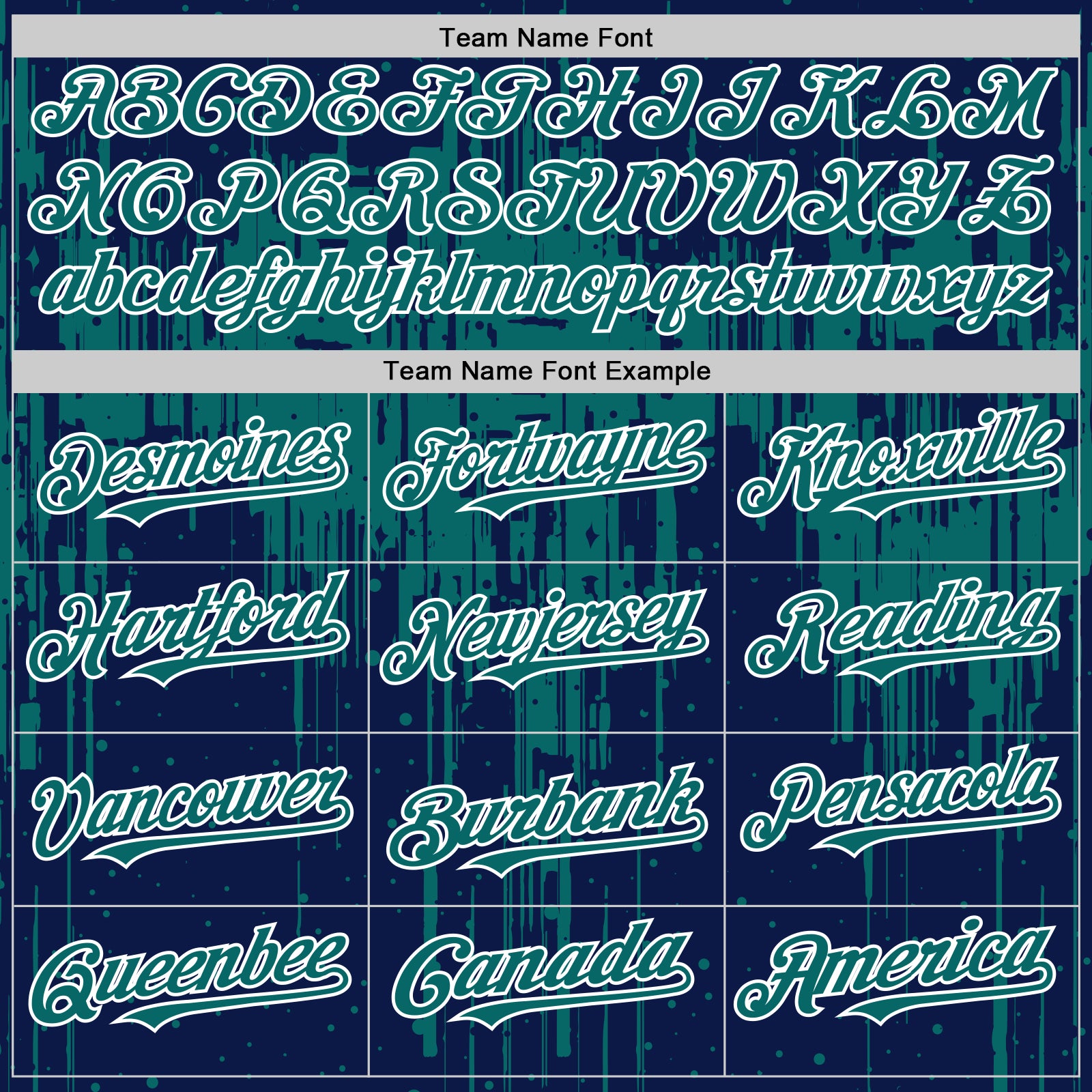 Custom Navy Teal-White Dripping Splatter Bomber Full-Snap Varsity Letterman Hoodie Jacket