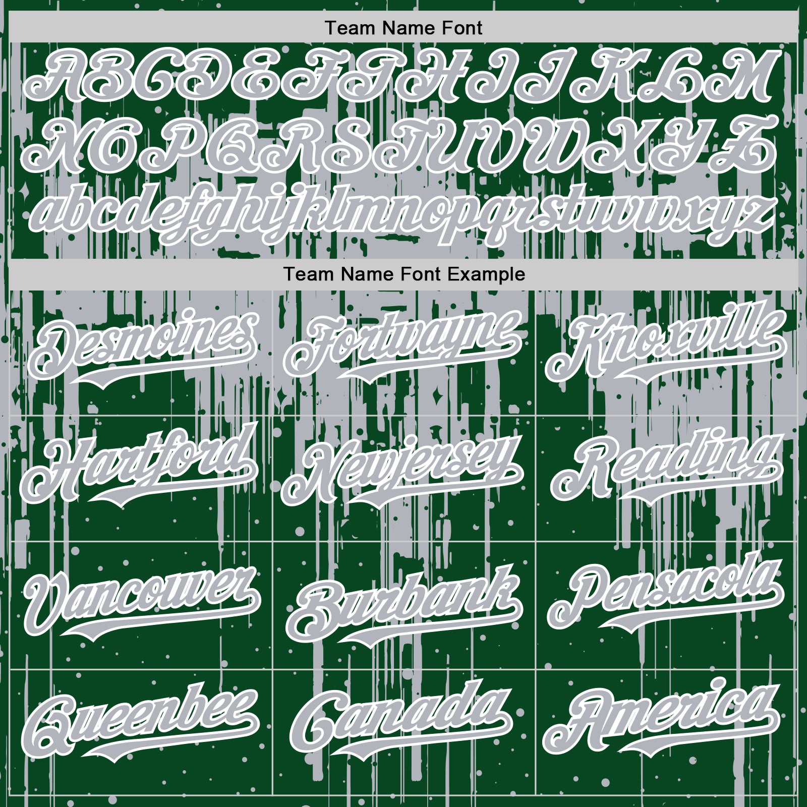 Custom Green Gray-White Dripping Splatter Bomber Full-Snap Varsity Letterman Hoodie Jacket