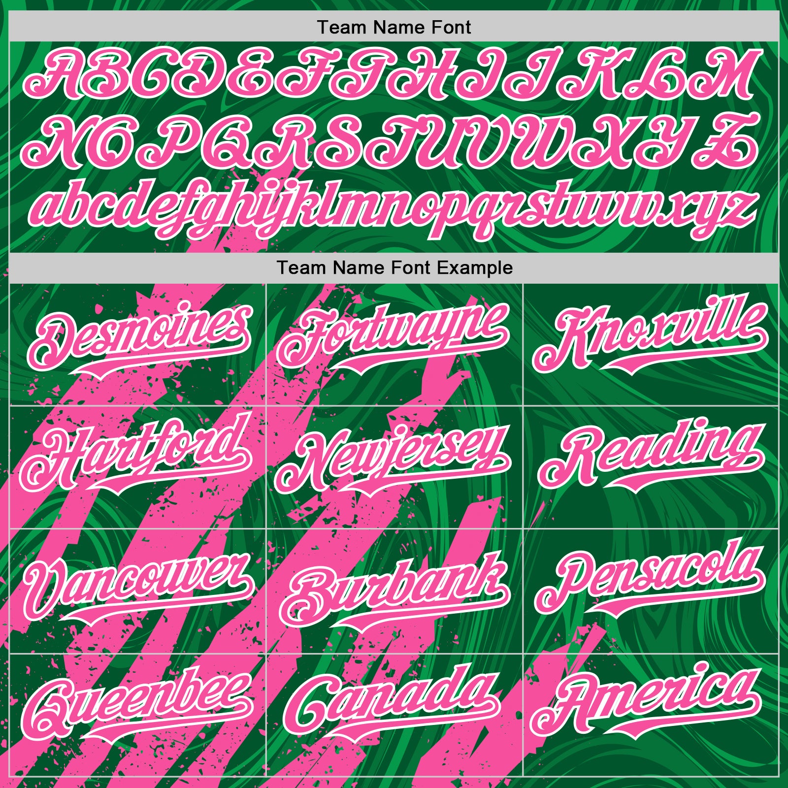 Custom Kelly Green Pink-White Splash Bomber Full-Snap Varsity Letterman Hoodie Jacket