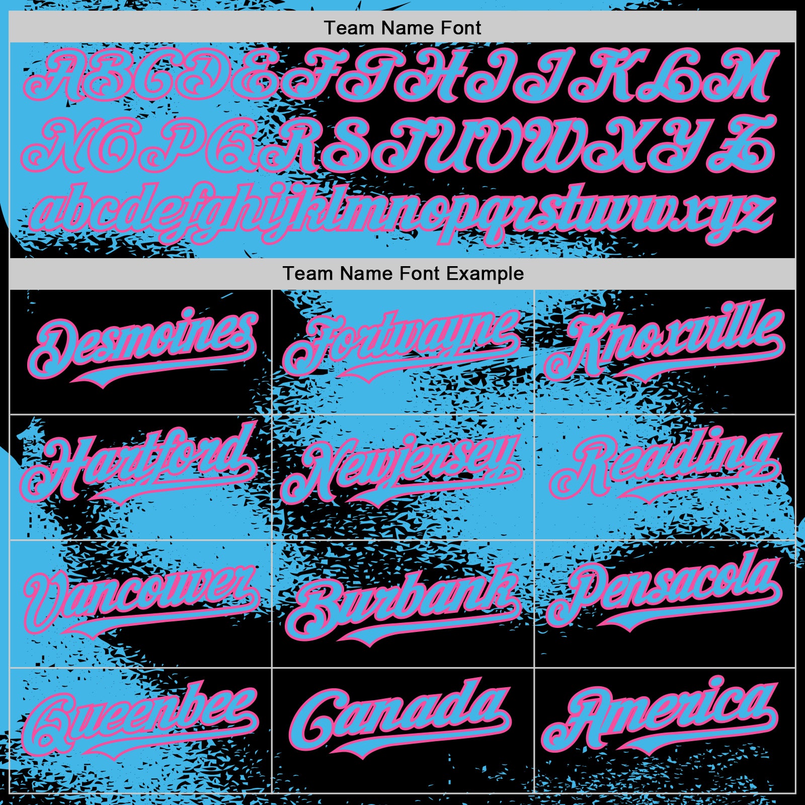 Custom Black Sky Blue-Pink Abstract Color Blocks Fragment Pattern Bomber Full-Snap Varsity Letterman Hoodie Jacket