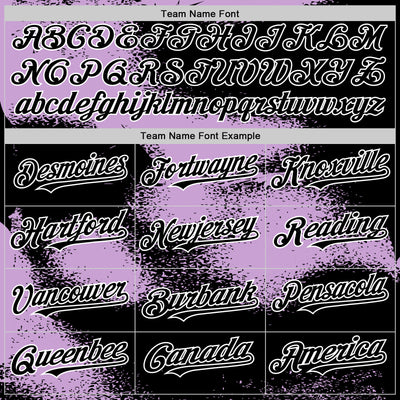 Custom Black Light Purple-White Abstract Color Blocks Fragment Pattern Bomber Full-Snap Varsity Letterman Hoodie Jacket