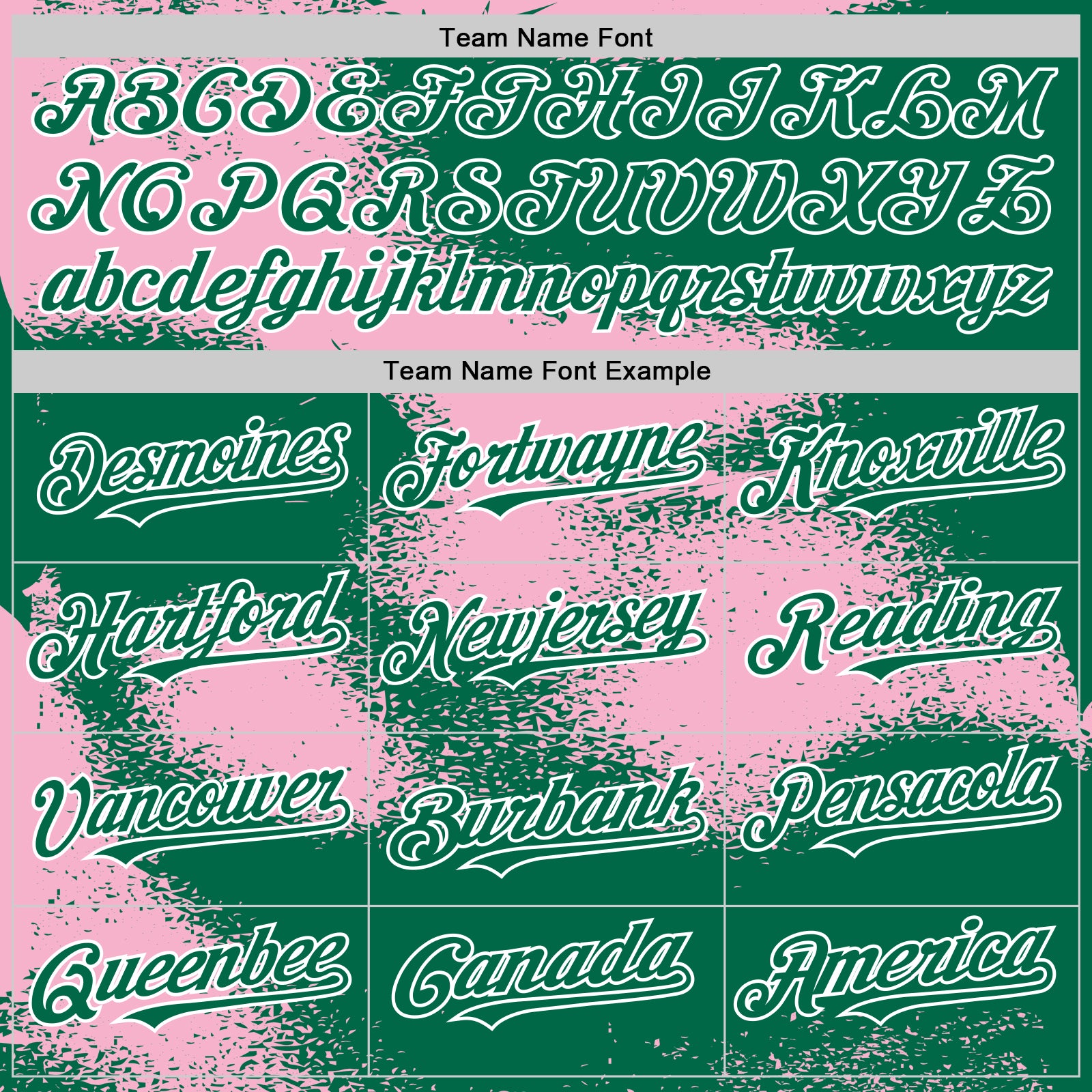 Custom Kelly Green Light Pink-White Abstract Color Blocks Fragment Pattern Bomber Full-Snap Varsity Letterman Hoodie Jacket