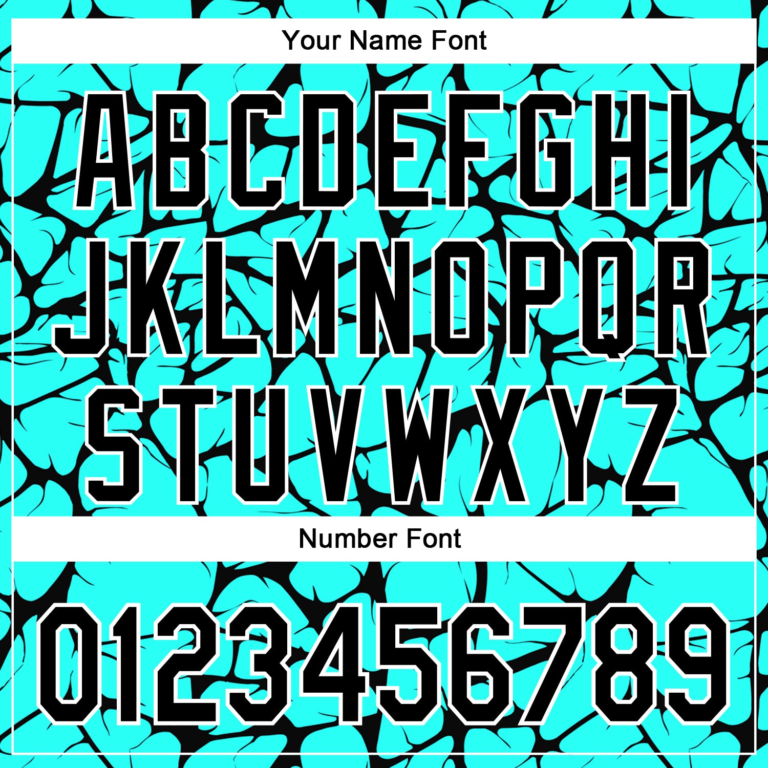 Custom Aqua Black-White Abstract Network Bomber Full-Snap Varsity Letterman Hoodie Jacket