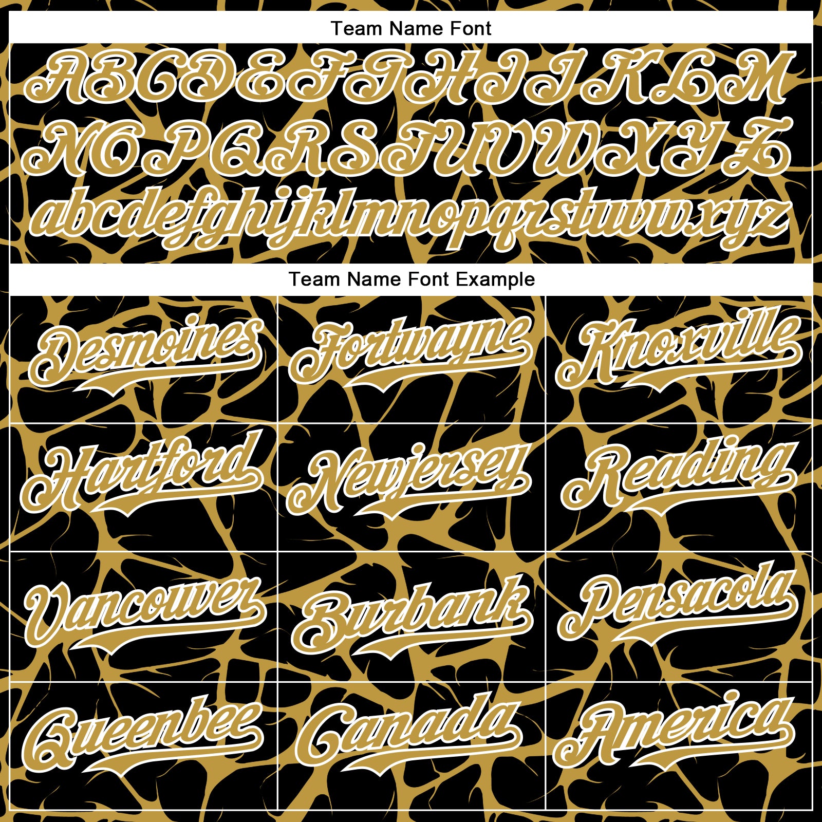 Custom Black Old Gold-White Abstract Network Bomber Full-Snap Varsity Letterman Hoodie Jacket