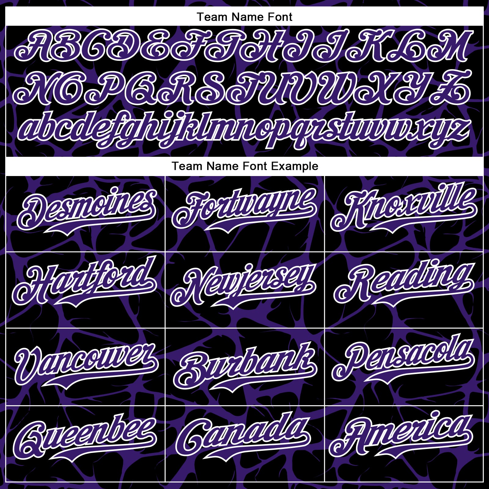 Custom Black Purple-White Abstract Network Bomber Full-Snap Varsity Letterman Hoodie Jacket