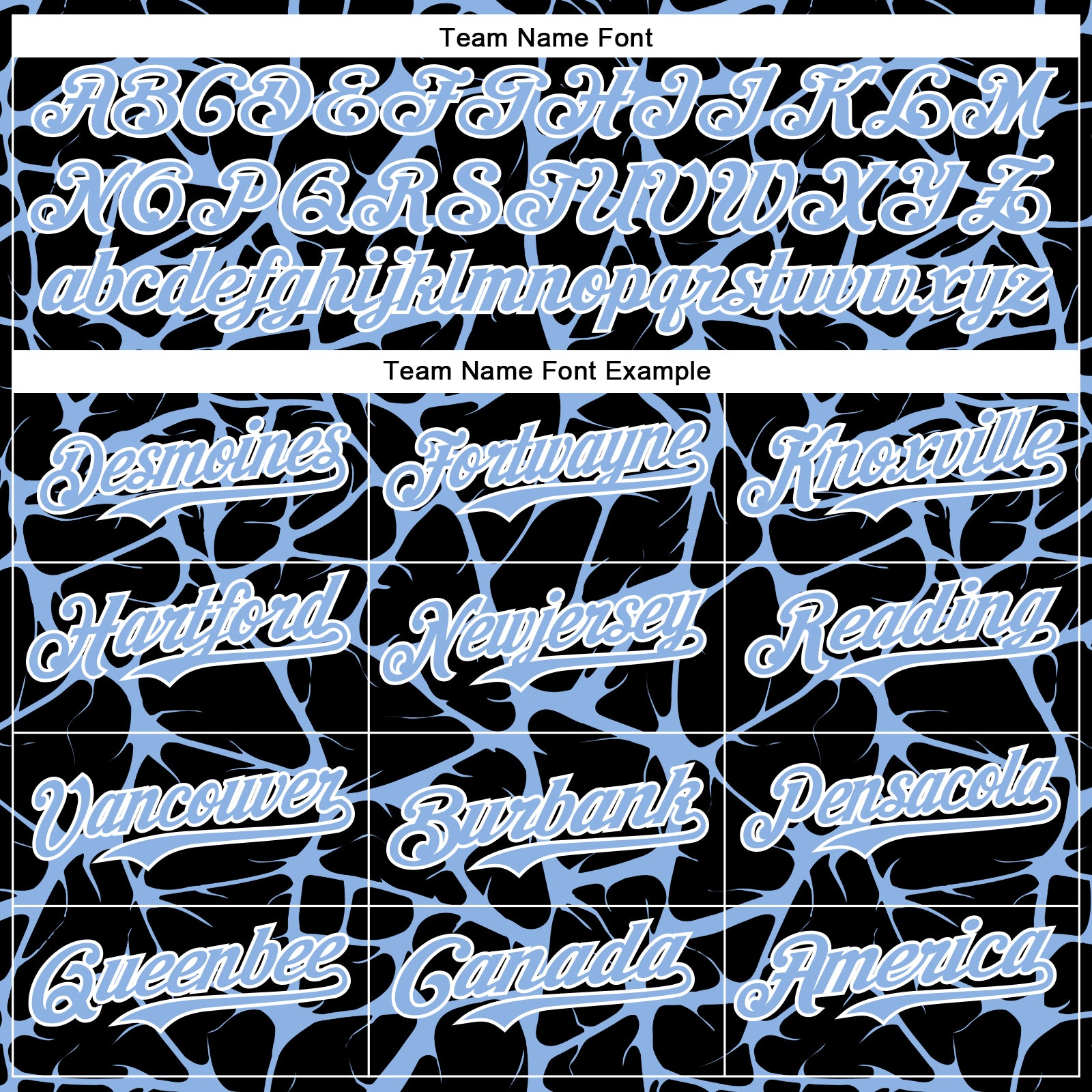 Custom Black Light Blue-White Abstract Network Bomber Full-Snap Varsity Letterman Hoodie Jacket