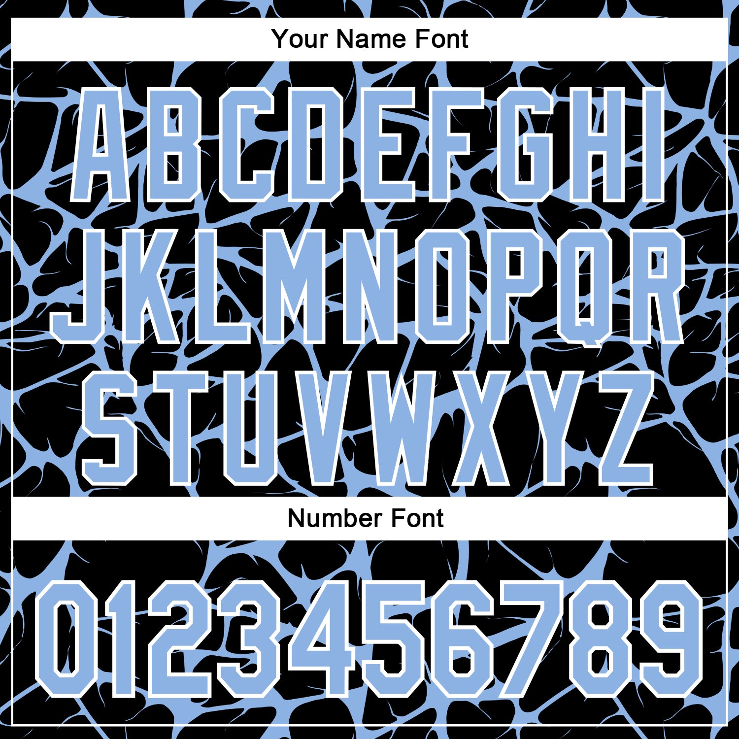 Custom Black Light Blue-White Abstract Network Bomber Full-Snap Varsity Letterman Hoodie Jacket