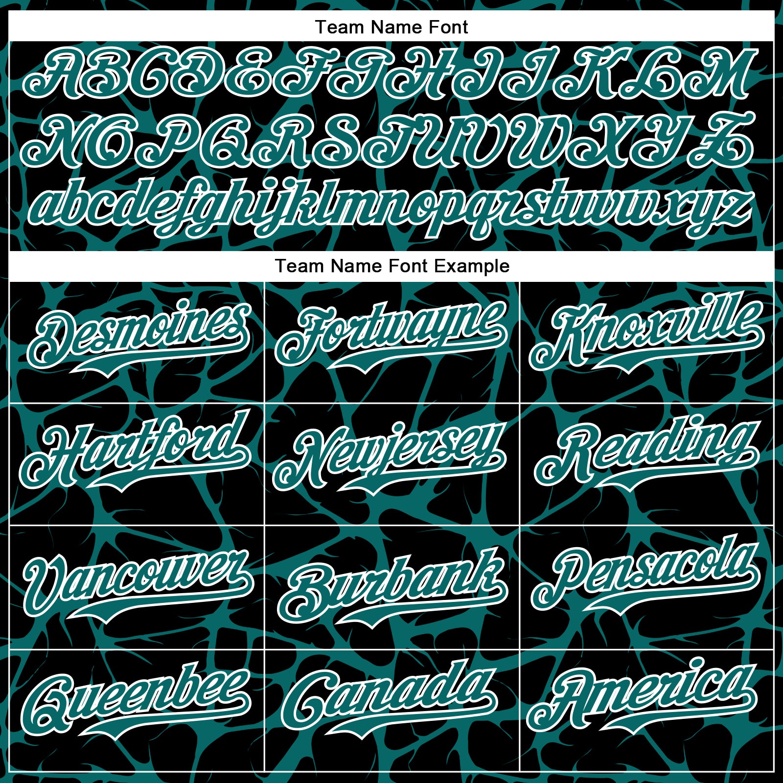 Custom Black Teal-White Abstract Network Bomber Full-Snap Varsity Letterman Hoodie Jacket