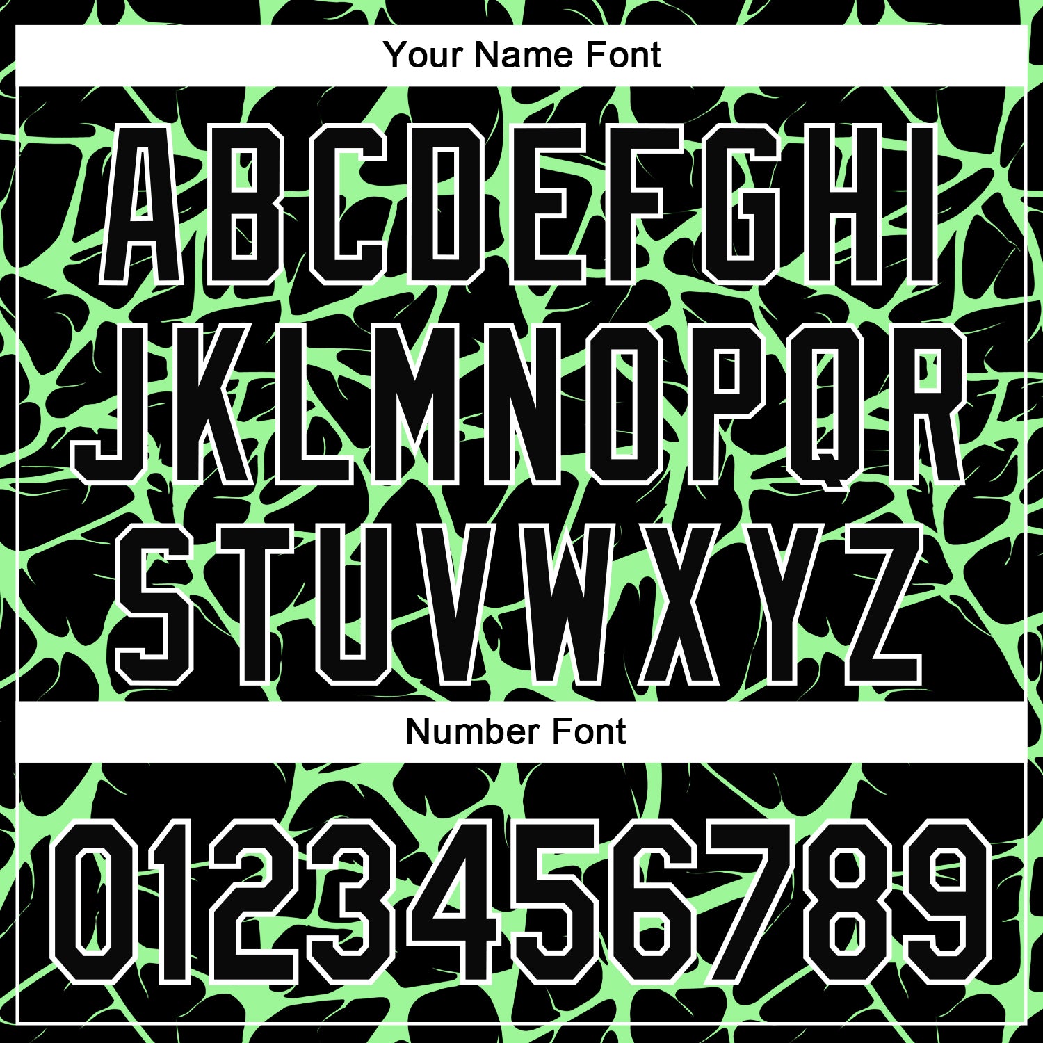 Custom Black Pea Green-White Abstract Network Bomber Full-Snap Varsity Letterman Hoodie Jacket