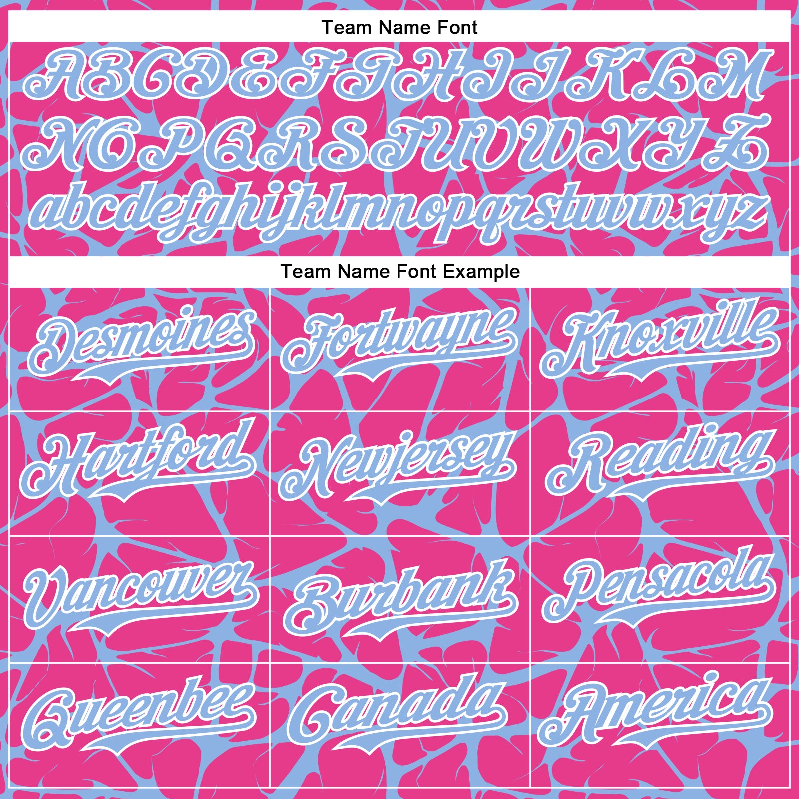 Custom Pink Light Blue-White Abstract Network Bomber Full-Snap Varsity Letterman Hoodie Jacket