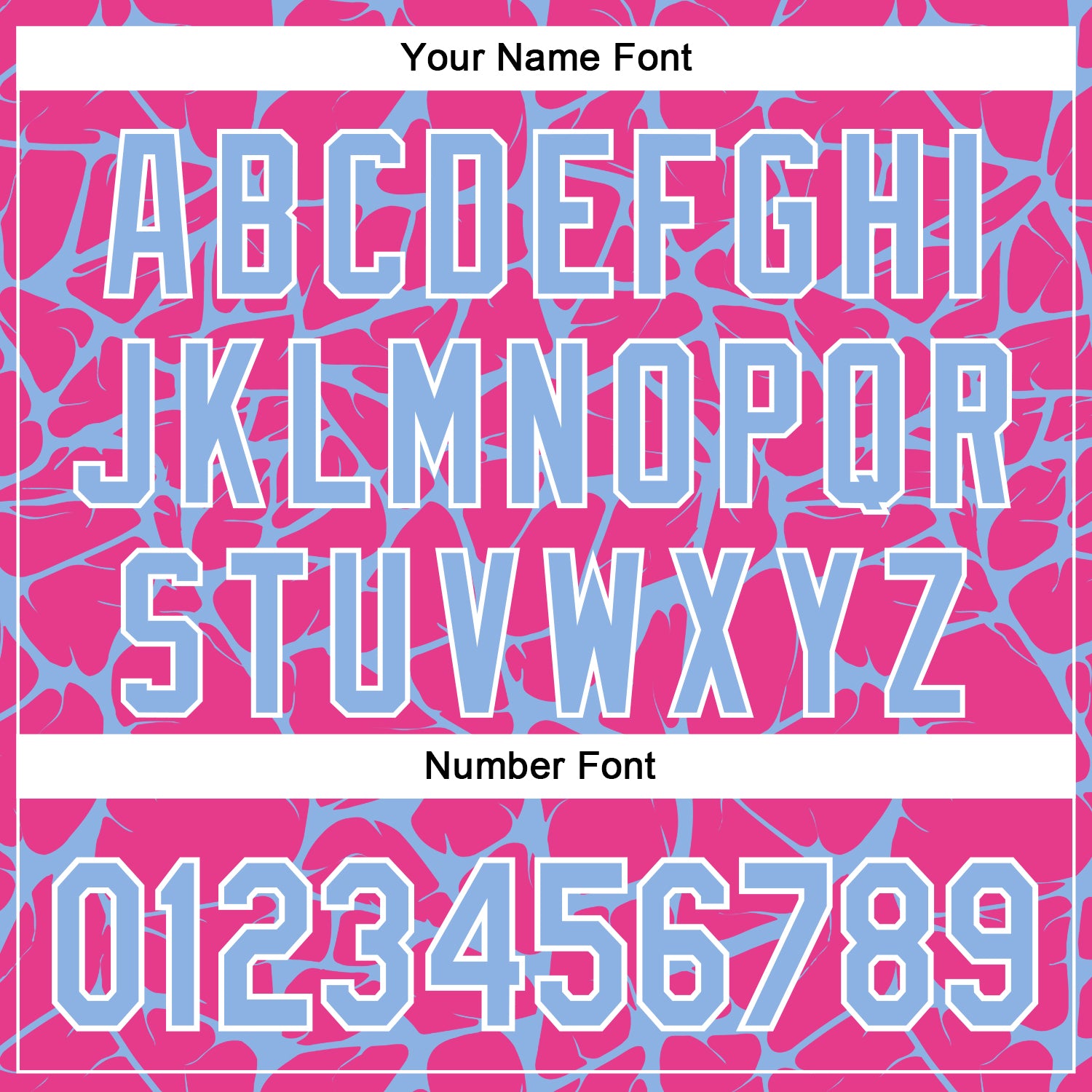 Custom Pink Light Blue-White Abstract Network Bomber Full-Snap Varsity Letterman Hoodie Jacket