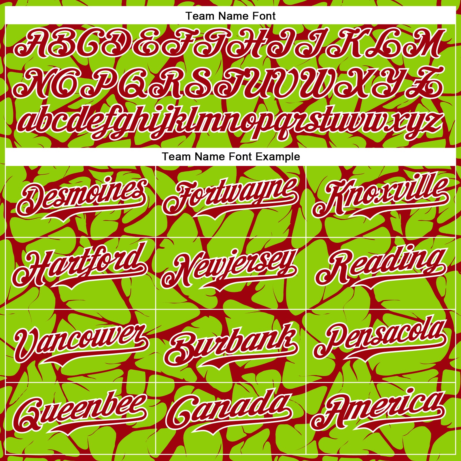 Custom Neon Green Red-White Abstract Network Bomber Full-Snap Varsity Letterman Hoodie Jacket