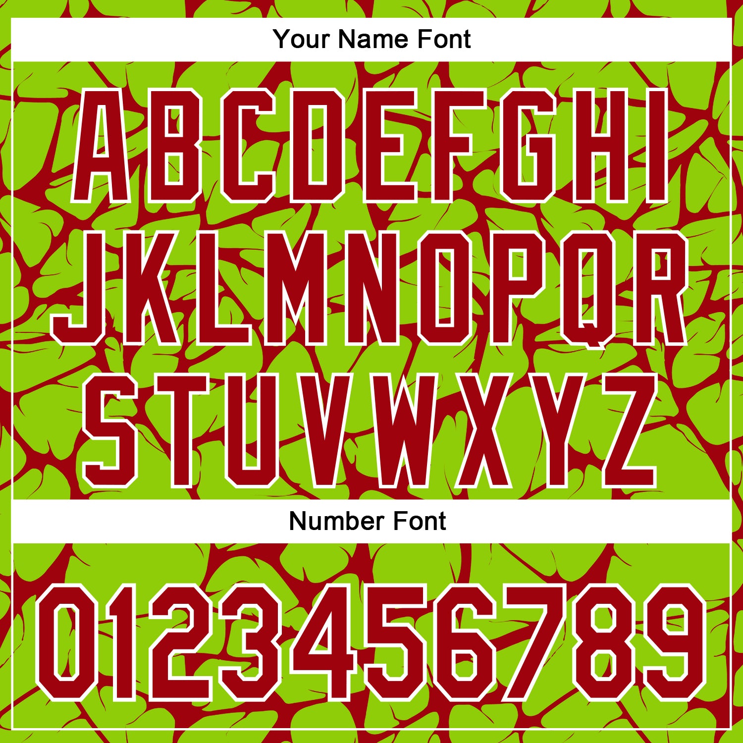 Custom Neon Green Red-White Abstract Network Bomber Full-Snap Varsity Letterman Hoodie Jacket