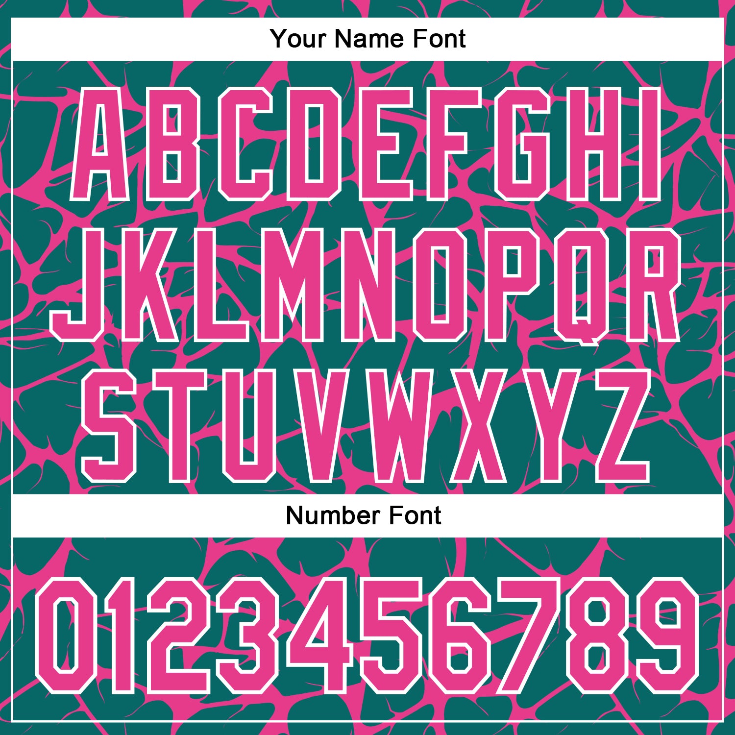 Custom Teal Pink-White Abstract Network Bomber Full-Snap Varsity Letterman Hoodie Jacket