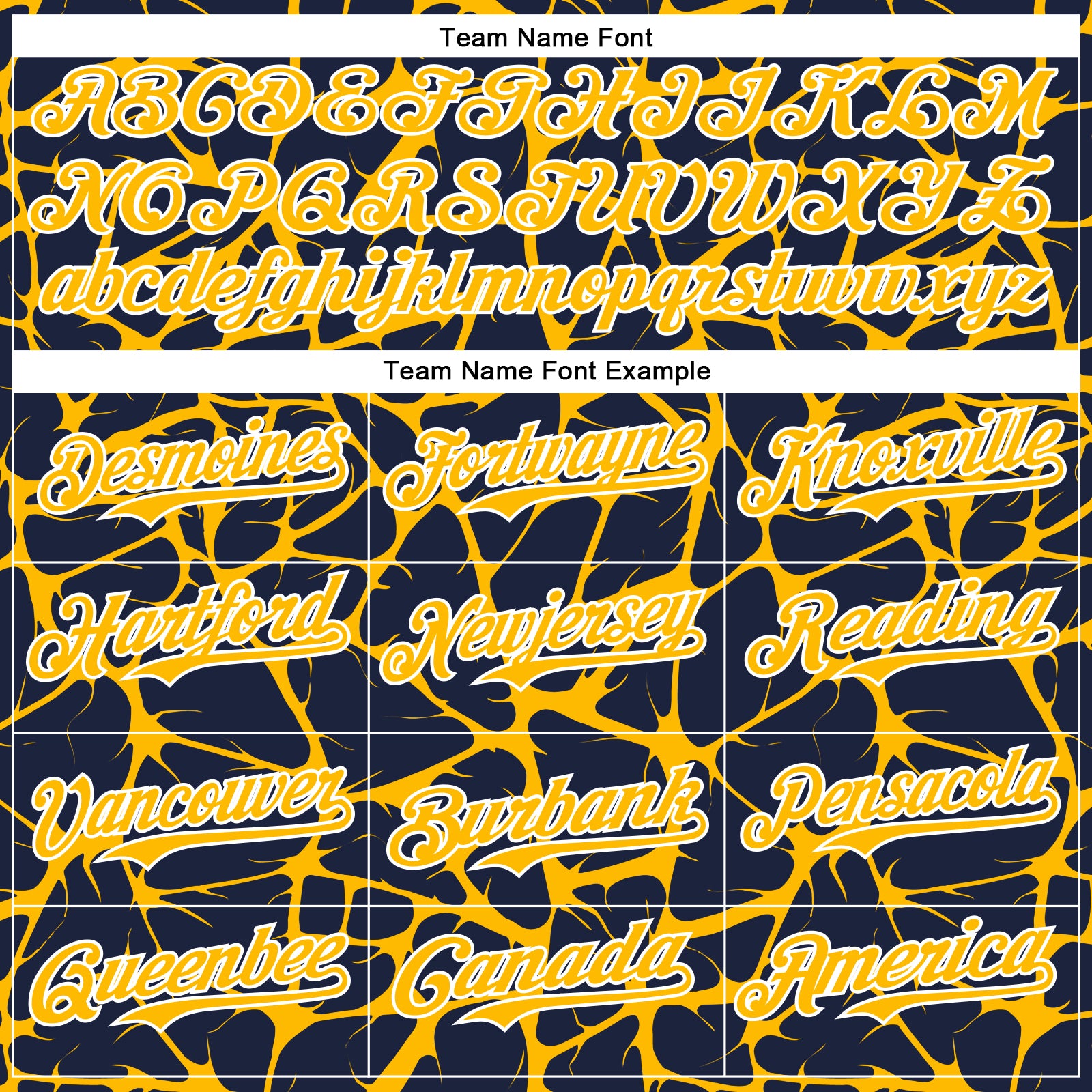 Custom Navy Gold-White Abstract Network Bomber Full-Snap Varsity Letterman Hoodie Jacket