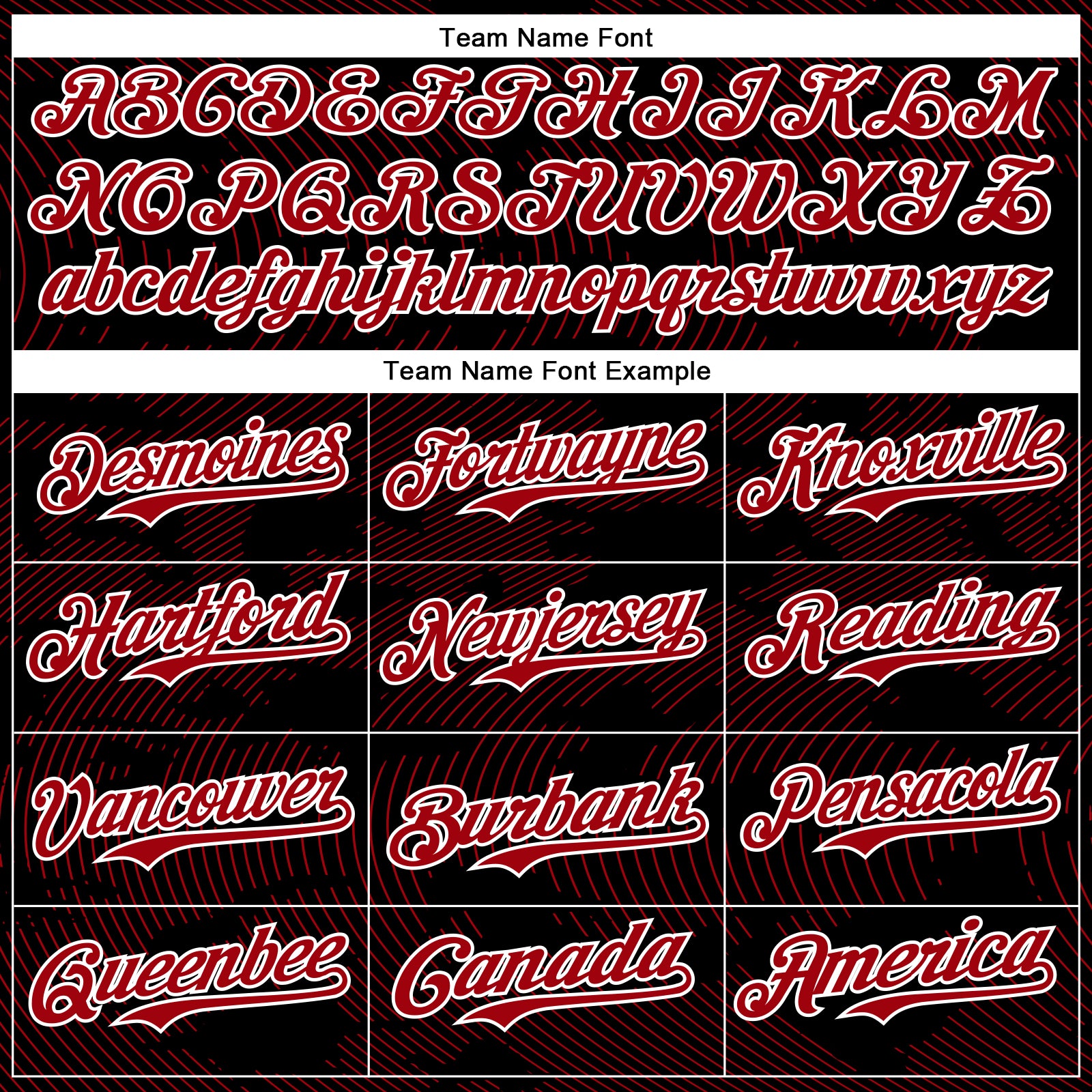 Custom Black Red-White Curve Lines Bomber Full-Snap Varsity Letterman Hoodie Jacket