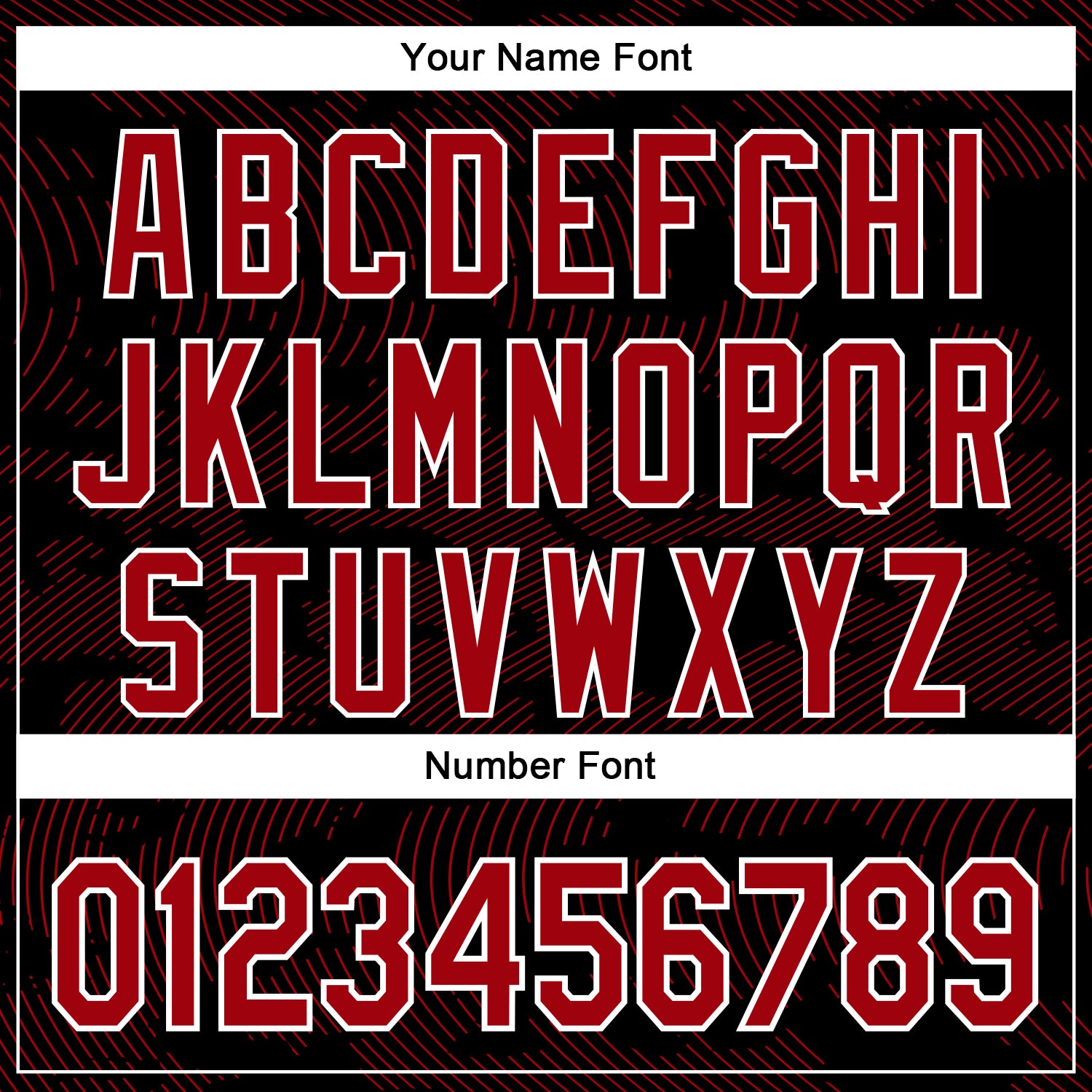 Custom Black Red-White Curve Lines Bomber Full-Snap Varsity Letterman Hoodie Jacket