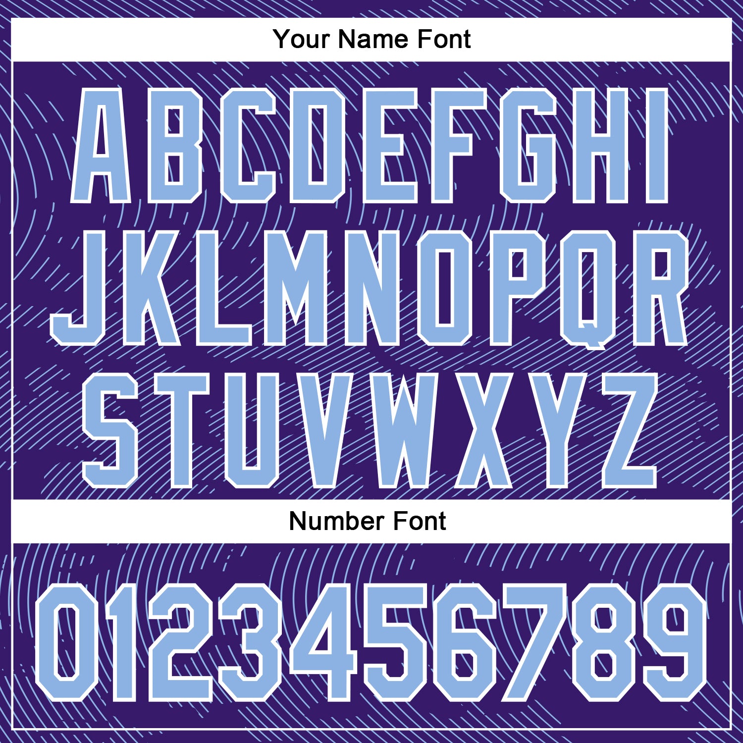 Custom Purple Light Blue-White Curve Lines Bomber Full-Snap Varsity Letterman Hoodie Jacket