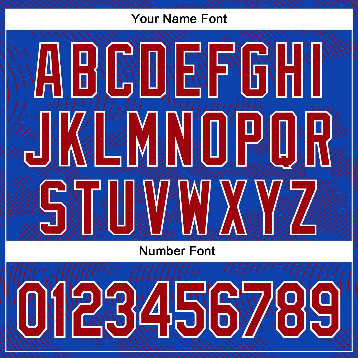 Custom Thunder Blue Red-White Curve Lines Bomber Full-Snap Varsity Letterman Hoodie Jacket