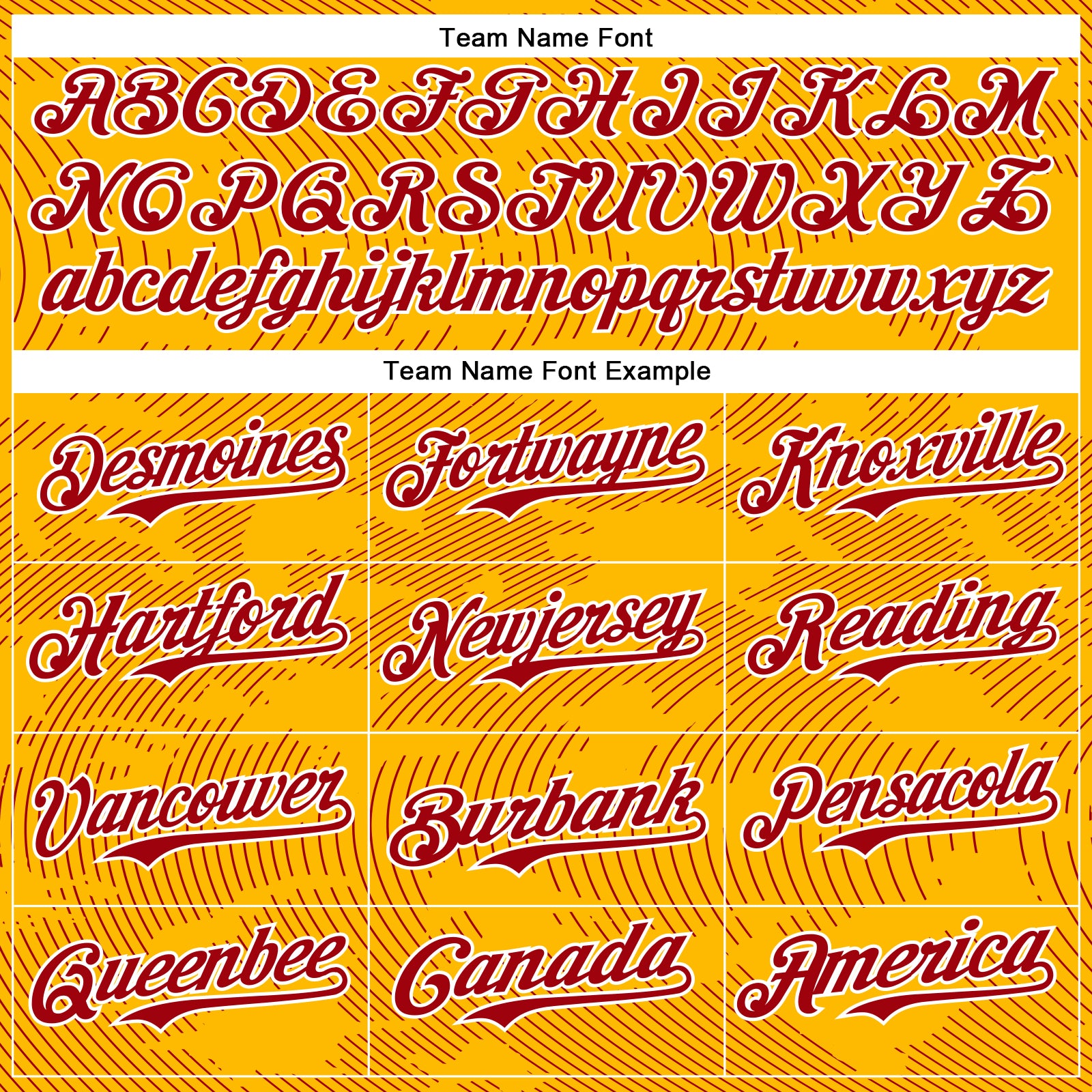 Custom Gold Red-White Curve Lines Bomber Full-Snap Varsity Letterman Hoodie Jacket