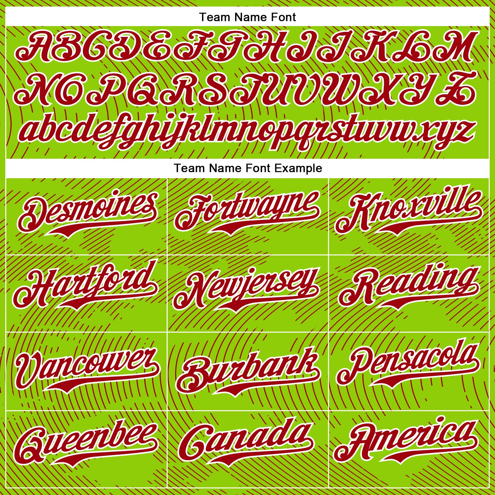 Custom Neon Green Red-White Curve Lines Bomber Full-Snap Varsity Letterman Hoodie Jacket