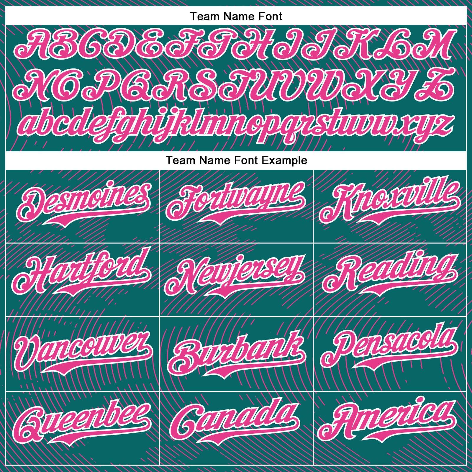 Custom Teal Pink-White Curve Lines Bomber Full-Snap Varsity Letterman Hoodie Jacket