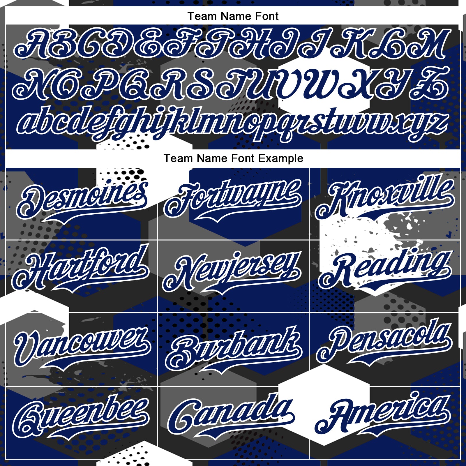 Custom Black Royal-White Geometric Shape Bomber Full-Snap Varsity Letterman Hoodie Jacket