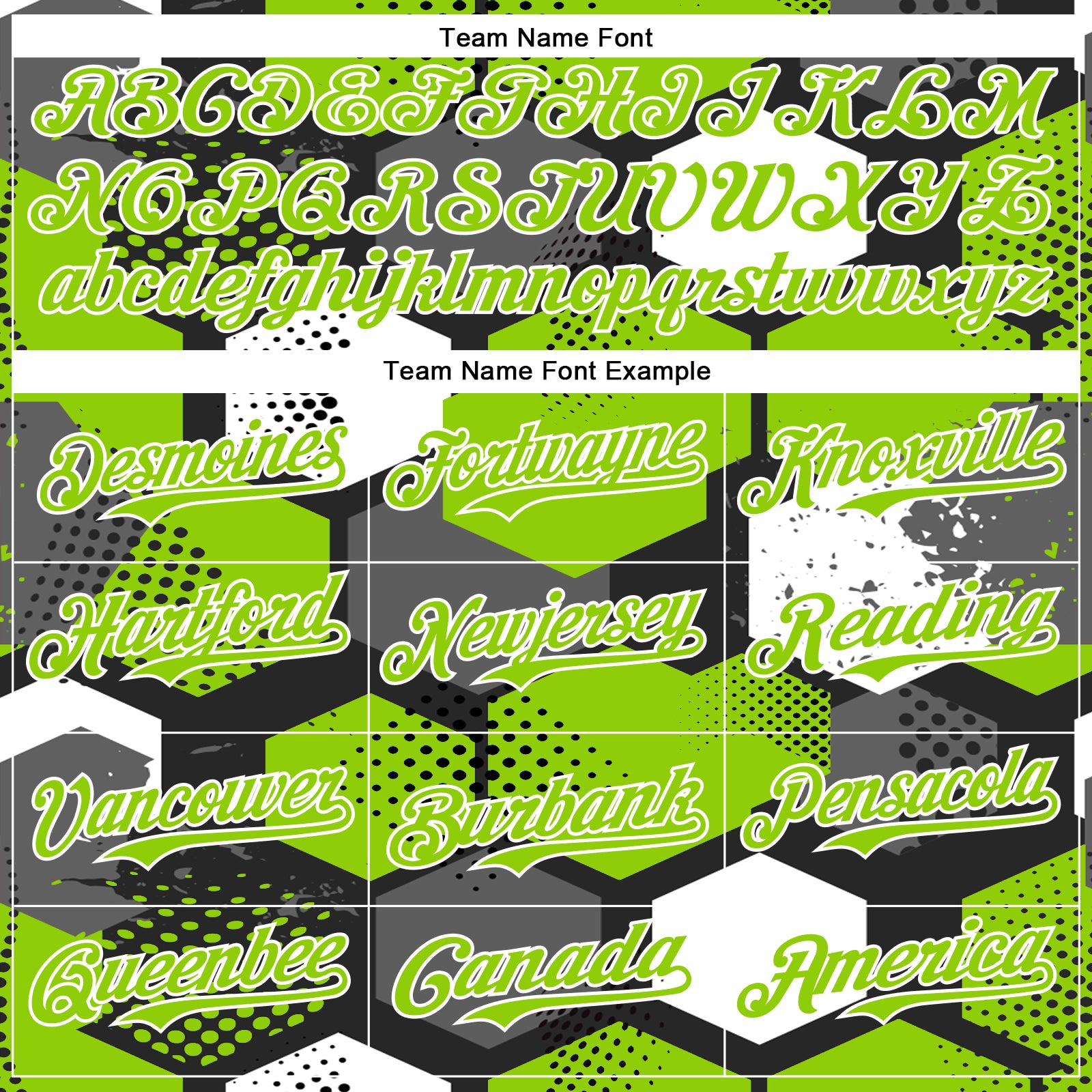 Custom Black Neon Green-White Geometric Shape Bomber Full-Snap Varsity Letterman Hoodie Jacket