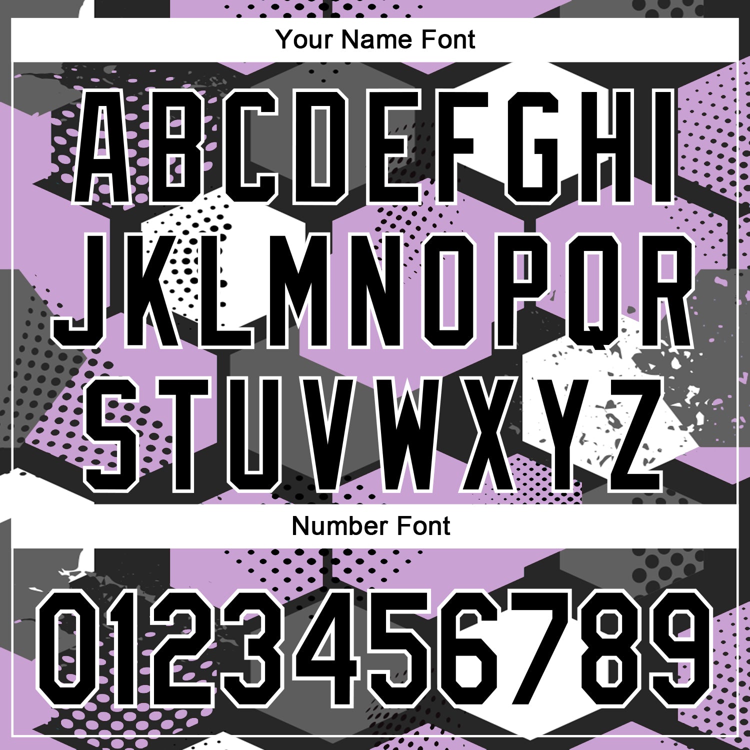 Custom Black Light Purple-White Geometric Shape Bomber Full-Snap Varsity Letterman Hoodie Jacket