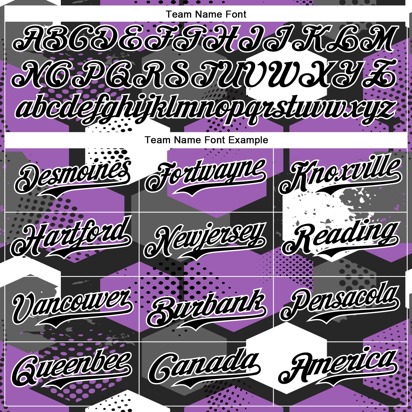 Custom Black Medium Purple-White Geometric Shape Bomber Full-Snap Varsity Letterman Hoodie Jacket