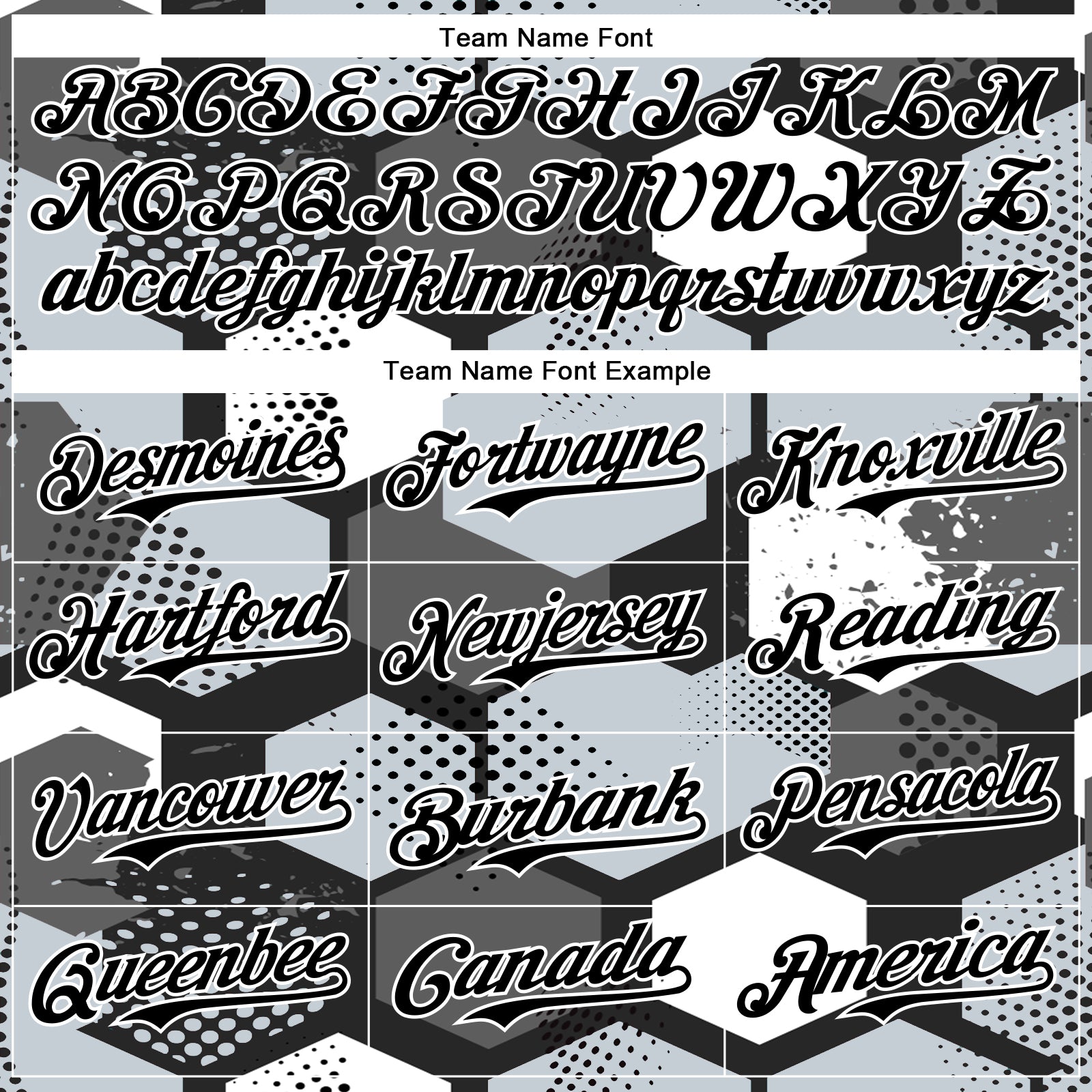 Custom Black Silver-White Geometric Shape Bomber Full-Snap Varsity Letterman Hoodie Jacket