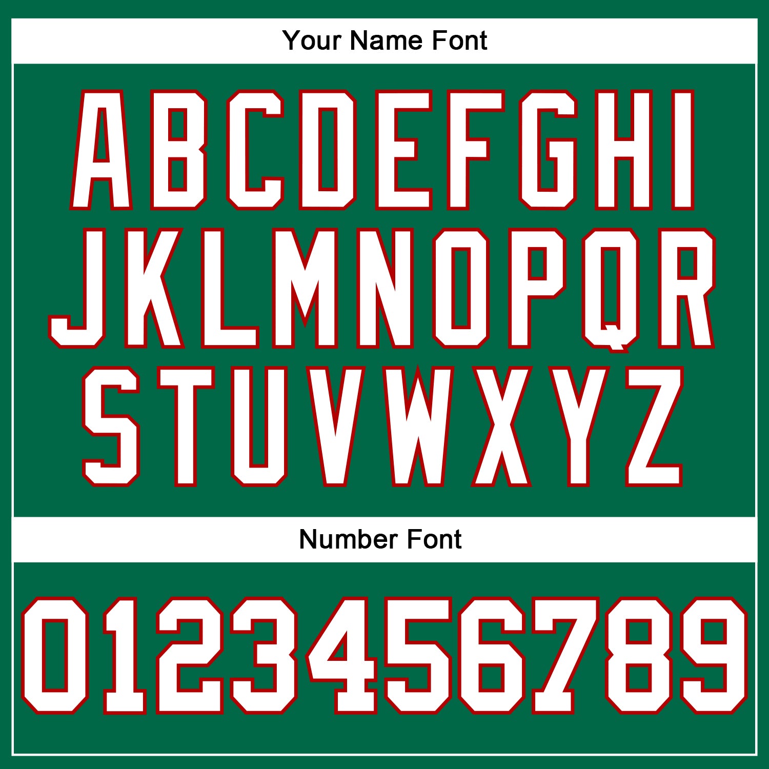 Custom Kelly Green White-Red Authentic Football Jersey