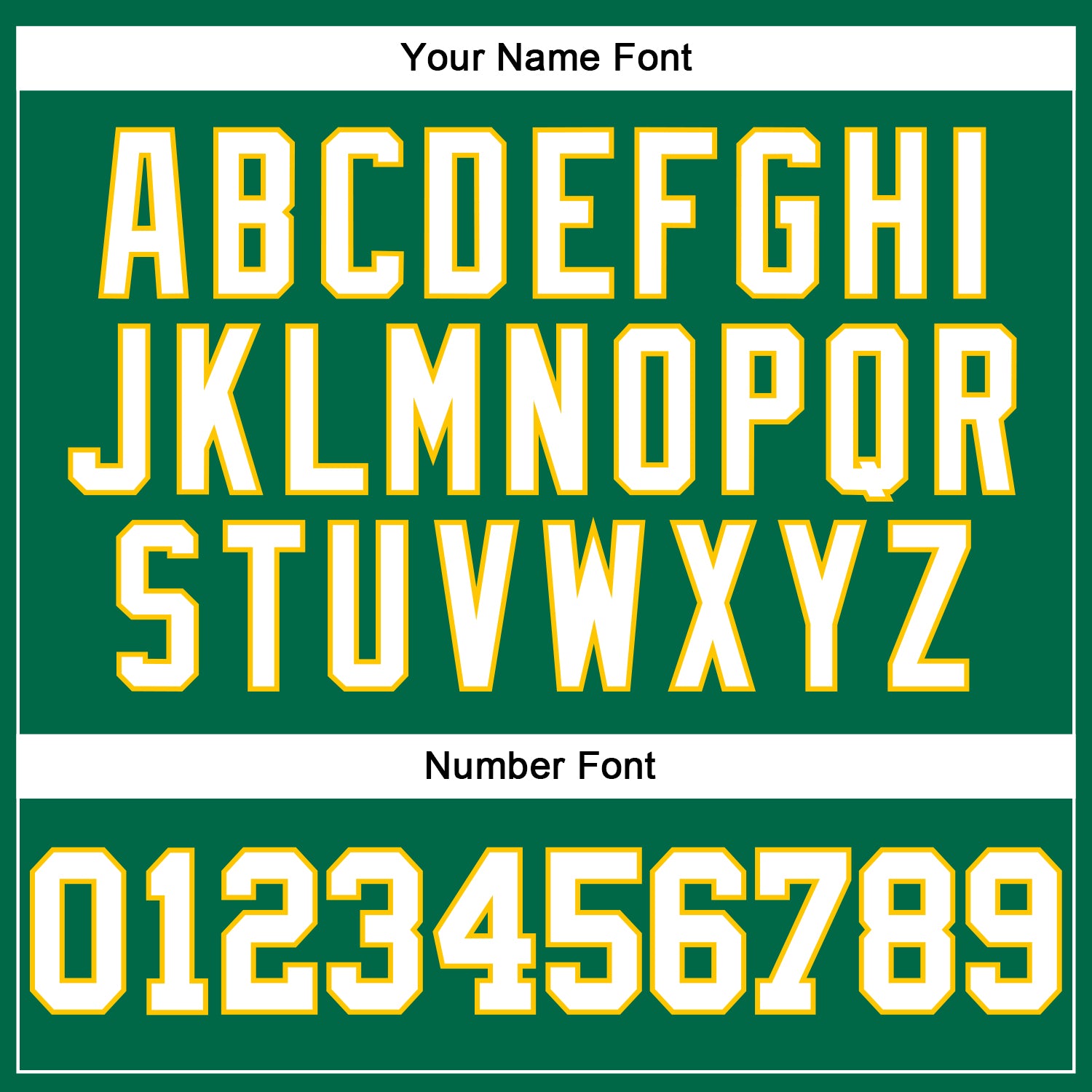 Custom Kelly Green White-Yellow Authentic Football Jersey