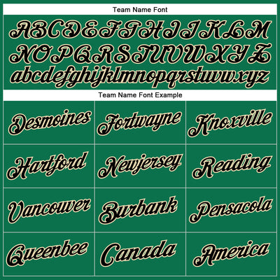 Custom Stitched Kelly Green Black-Cream Sports Pullover Sweatshirt Hoodie