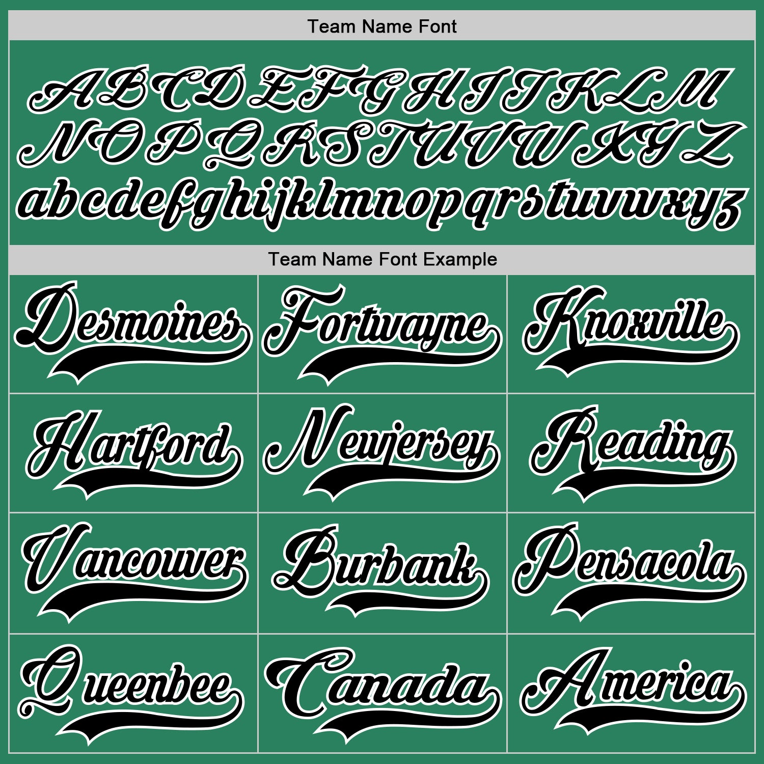 Custom Kelly Green Black-White Hockey Jersey