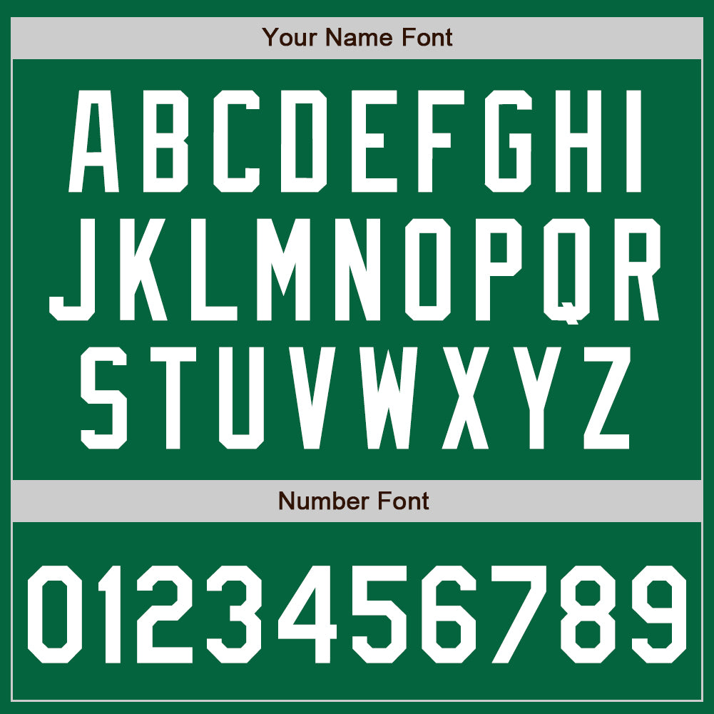 Custom Kelly Green White-Yellow Authentic Baseball Jersey