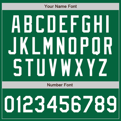 Custom Kelly Green White-Yellow Authentic Baseball Jersey