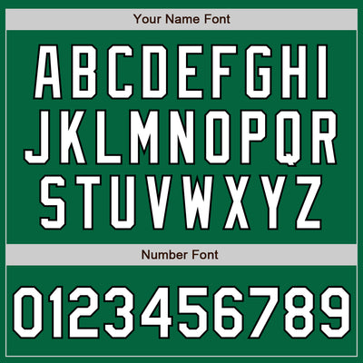 Custom Stitched Kelly Green White-Black Baseball Pullover Sweatshirt Hoodie