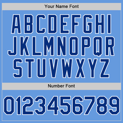 Custom Light Blue Royal-White Mesh Authentic Throwback Baseball Jersey