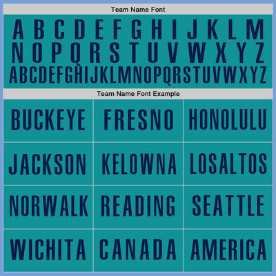 Custom Light Blue Navy-Teal Authentic Baseball Jersey