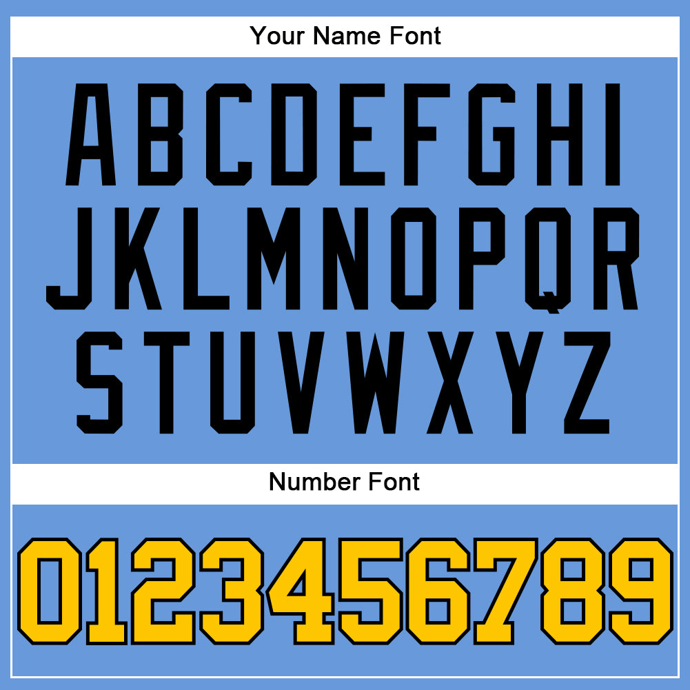 Custom Light Blue Yellow-Black Mesh Authentic Throwback Baseball Jersey