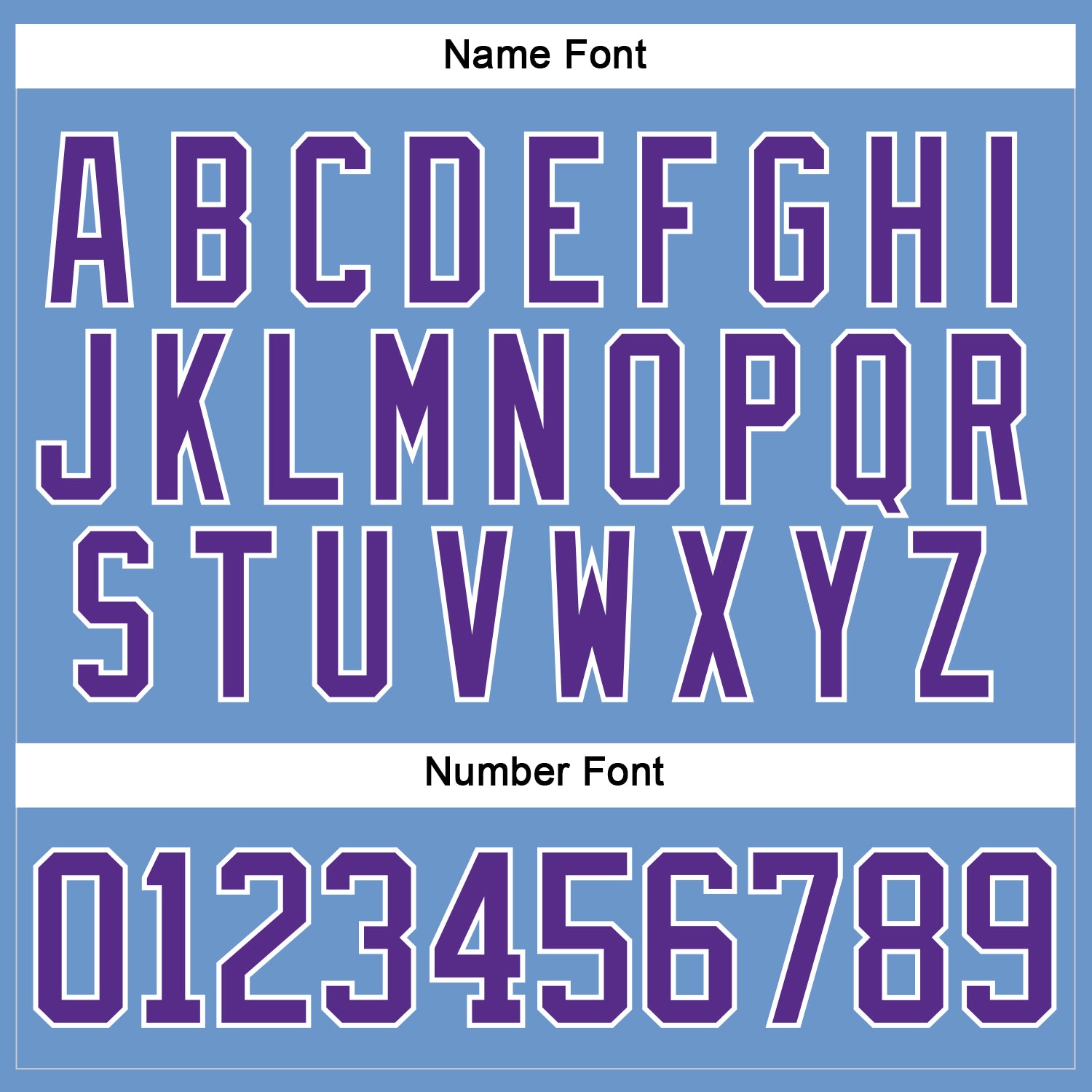 Custom Light Blue Purple-White Hockey Jersey